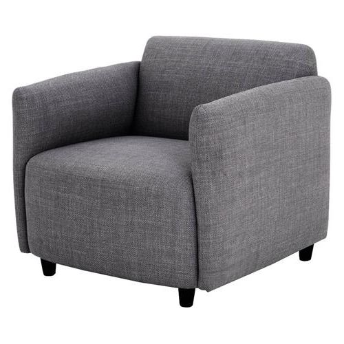 Fauteuil Grey Bradfort  B84 x D84 x H76 cm