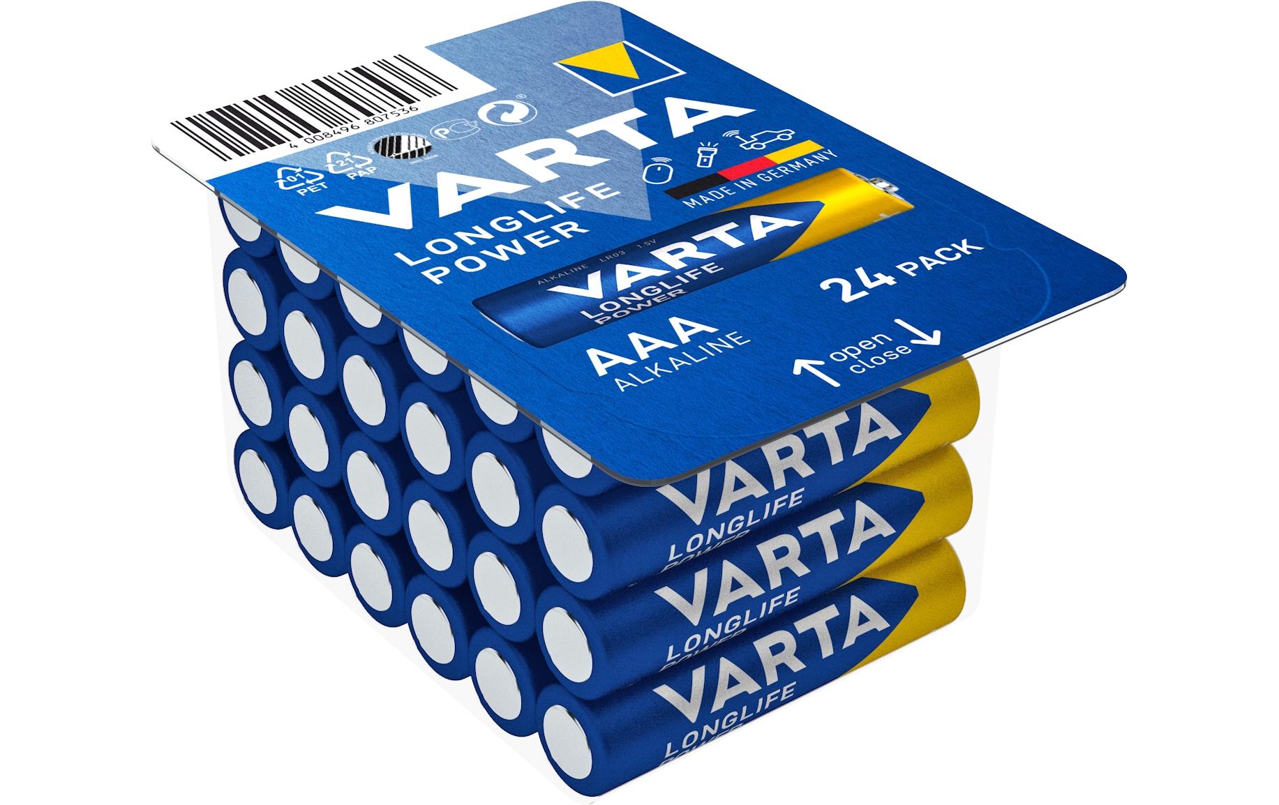 Batterie Longlife Power AAA , 24 StückMignon Batterie, AAA