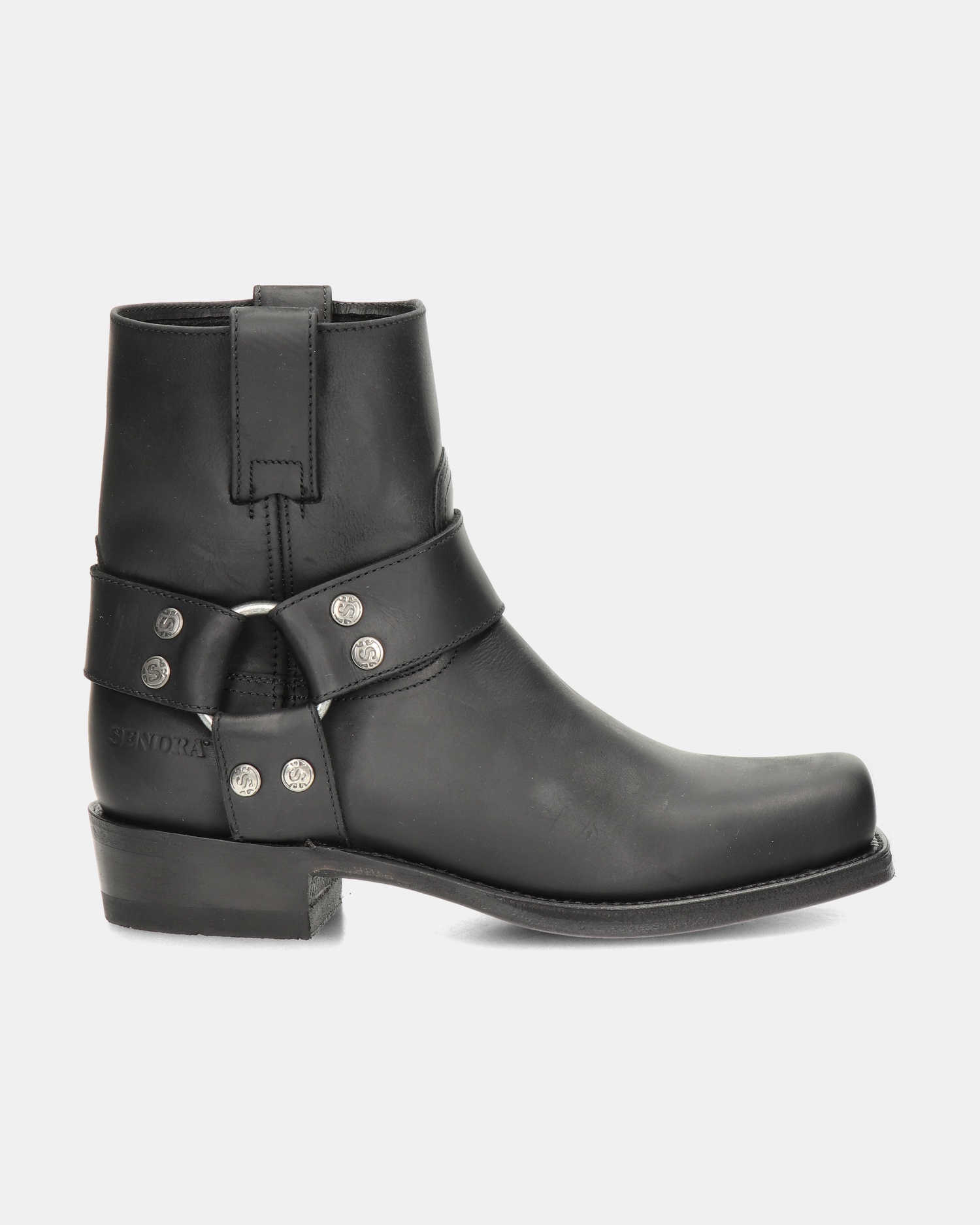 Sendra 9077 Pete Bikerboots  - zwart