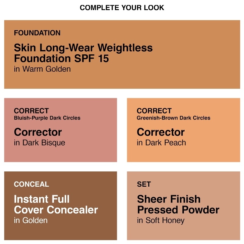 Bobbi Brown Skin Long-Wear Weightless Foundation SPF 15 - 30 ml - Warm Golden