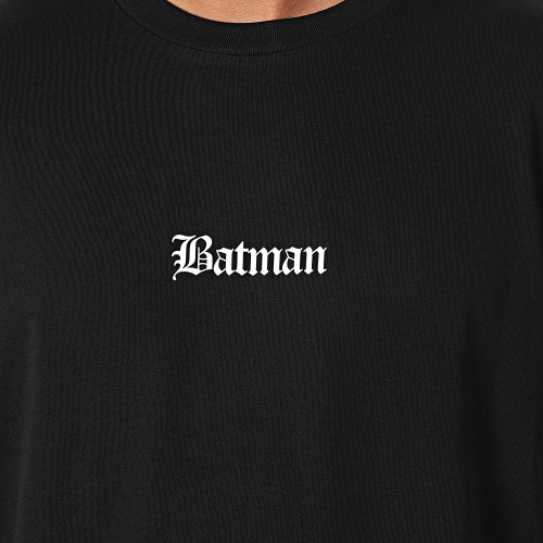 Tee Shirt Oversize Batman Logo Noir