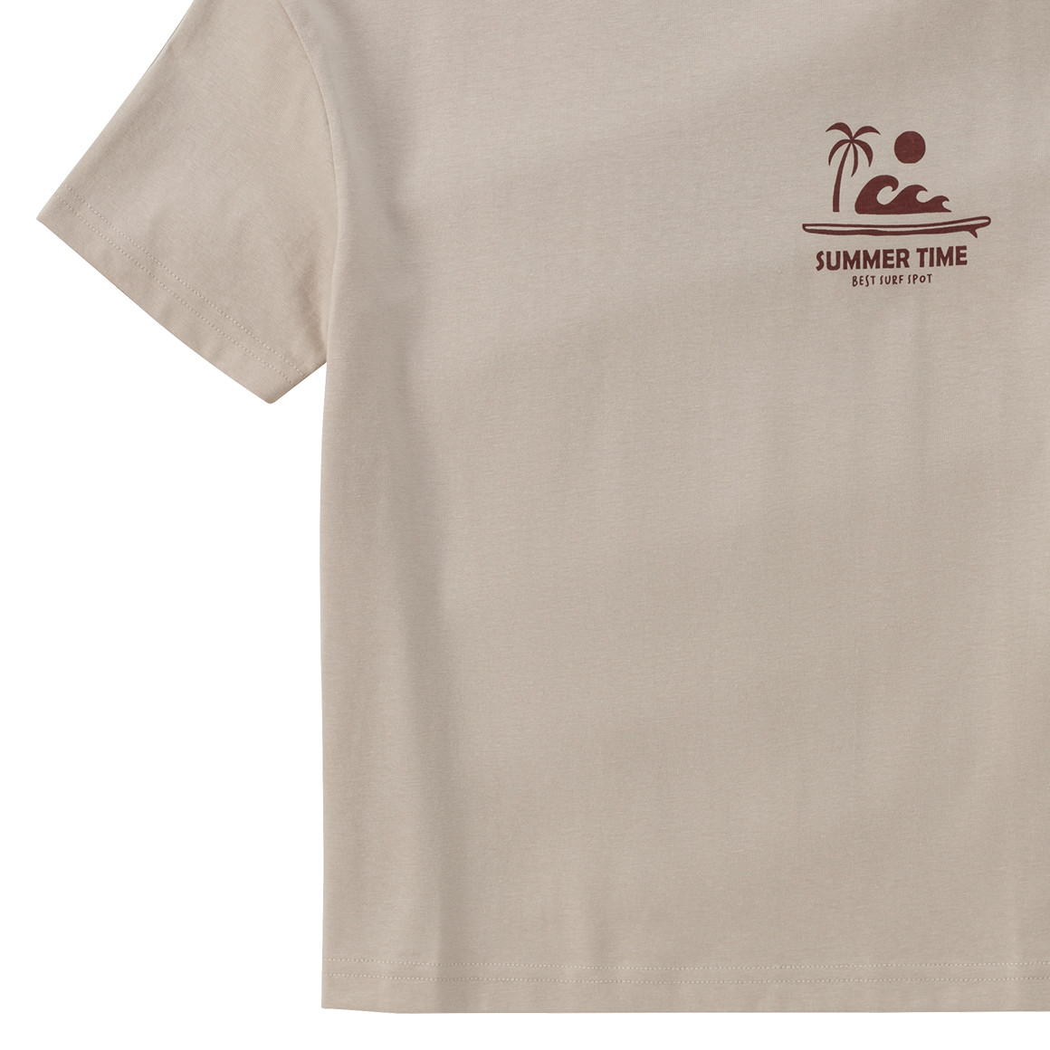 Jonas Nielsen Jungen T-Shirt mit Backprint beige