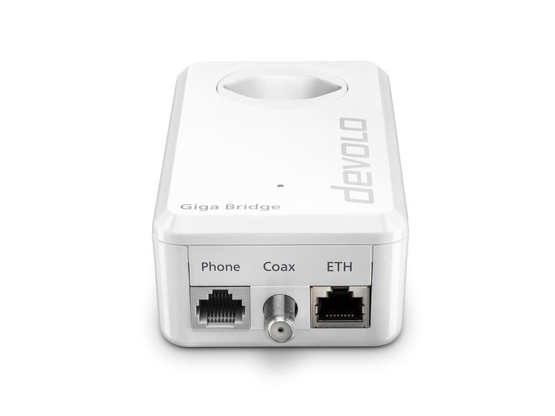 devolo Giga Bridge Phoneline Telefon-Set Maximaler Datendurchsatz über die Telefonverkabelung