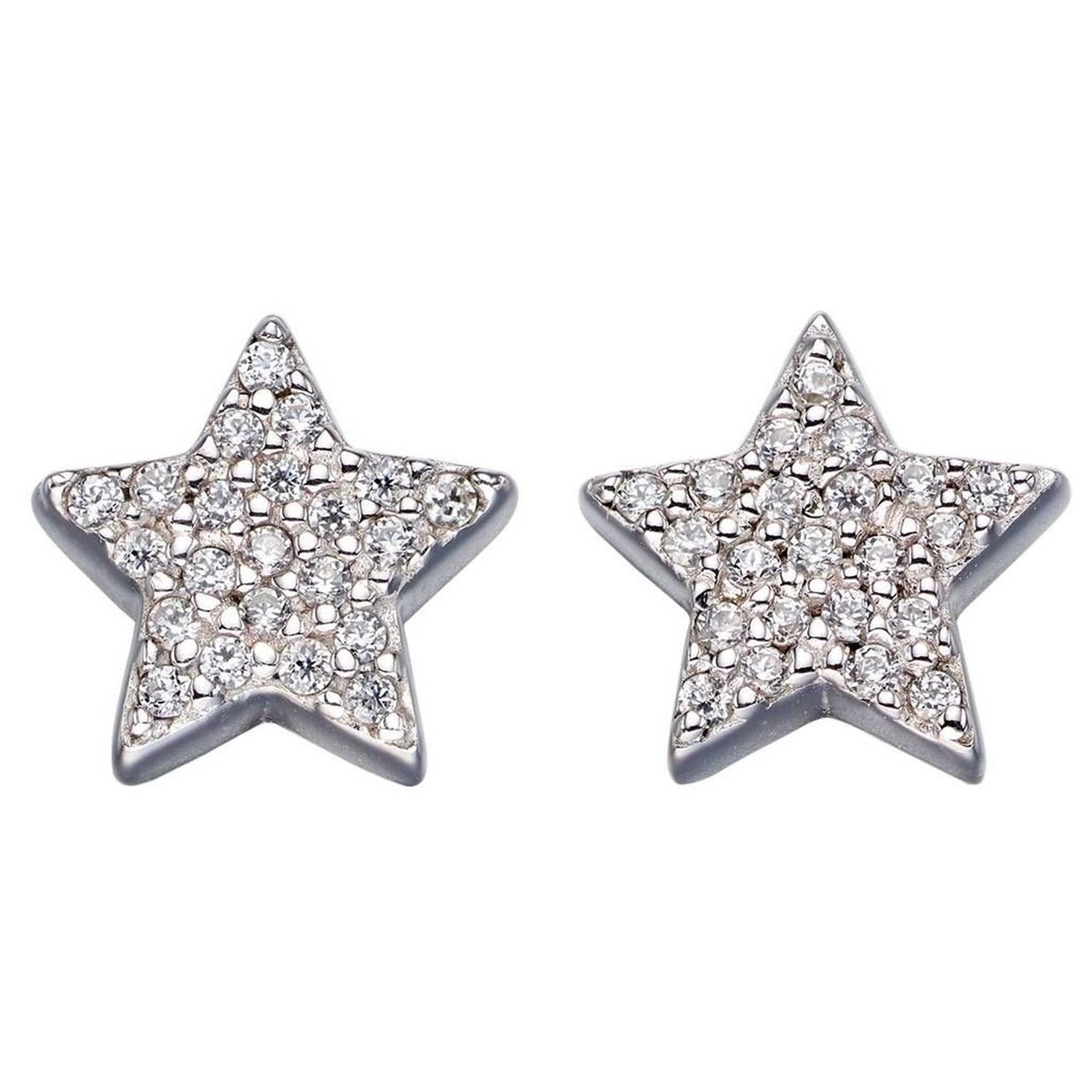 Boucle d'oreille étoile en argent 925/1000