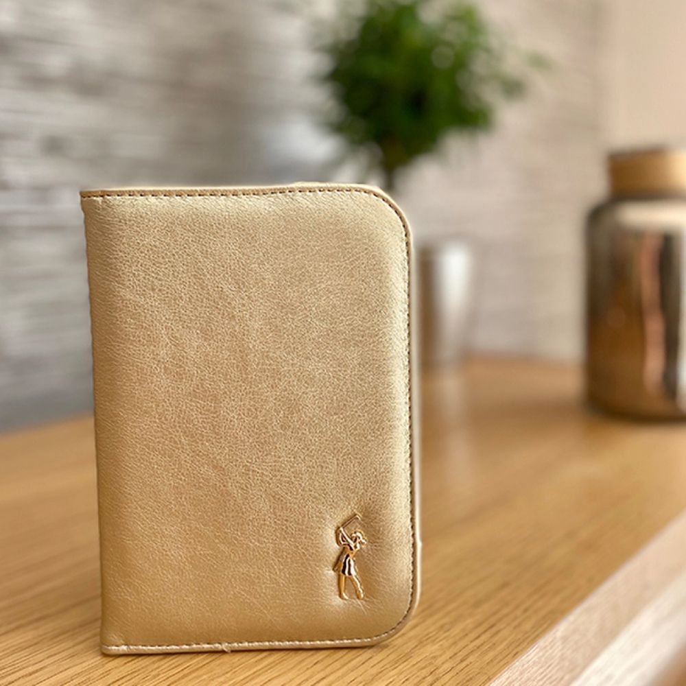 Metallic Gold Scorekortholder
