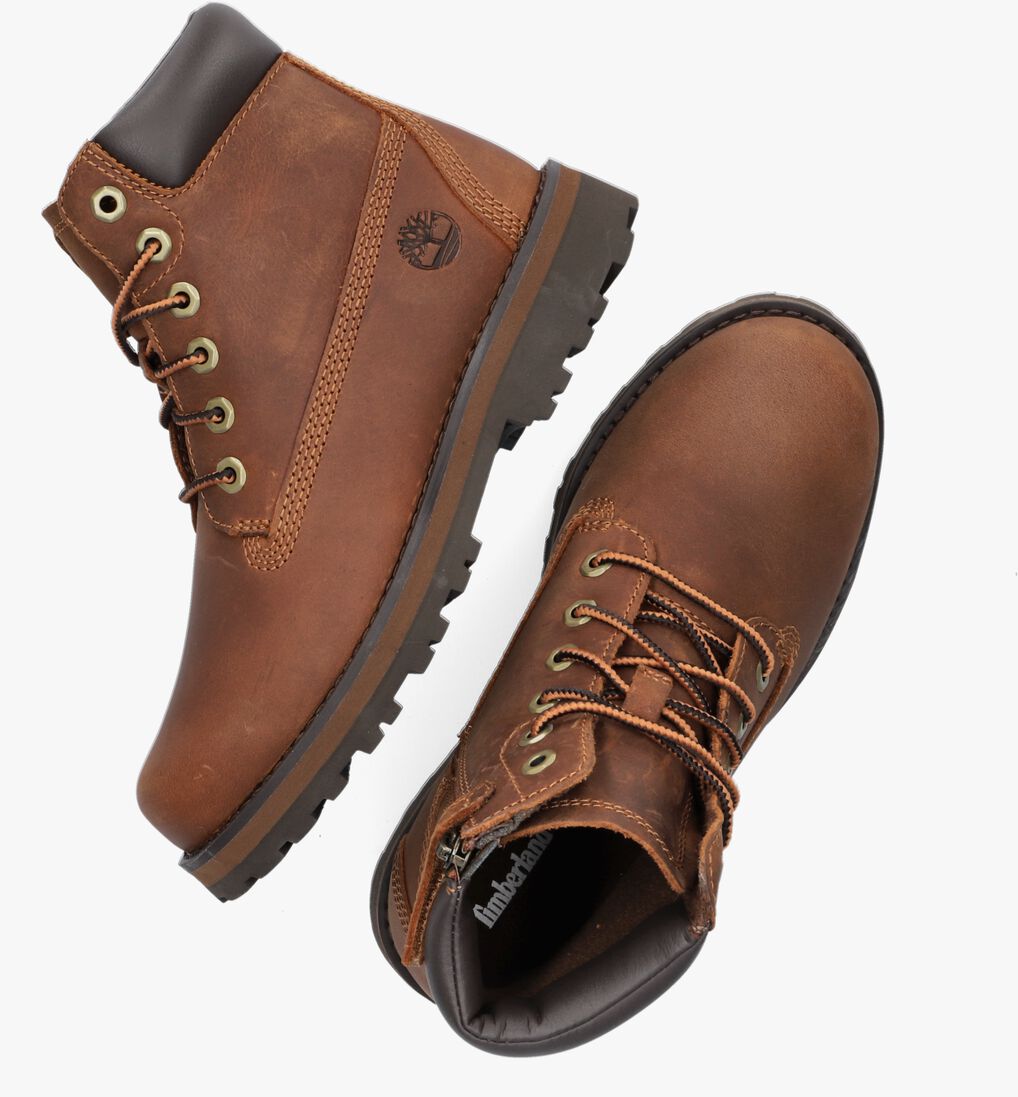 TIMBERLAND cognac timberland veterboots courma kid traditional 6in