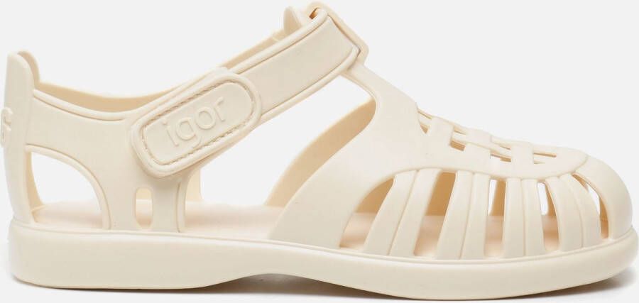 Igor waterschoenen crème Ecru Rubber Effen 28