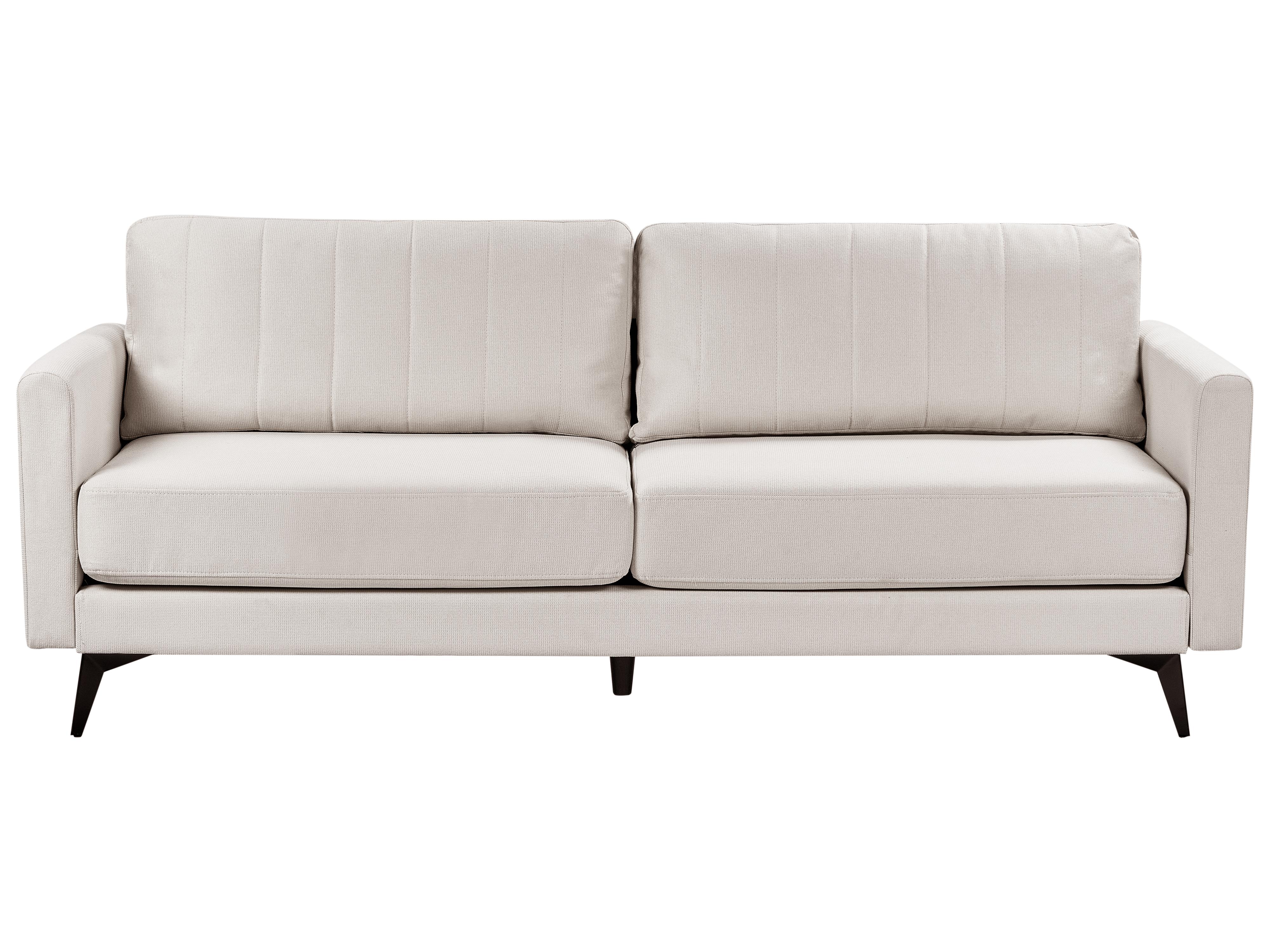 Bank 3-zits MALA Stof Lichtbeige