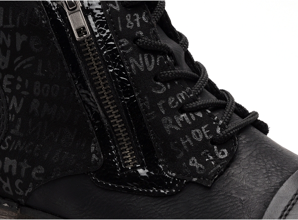 Remonte boots bottine plates femme d437807 noir