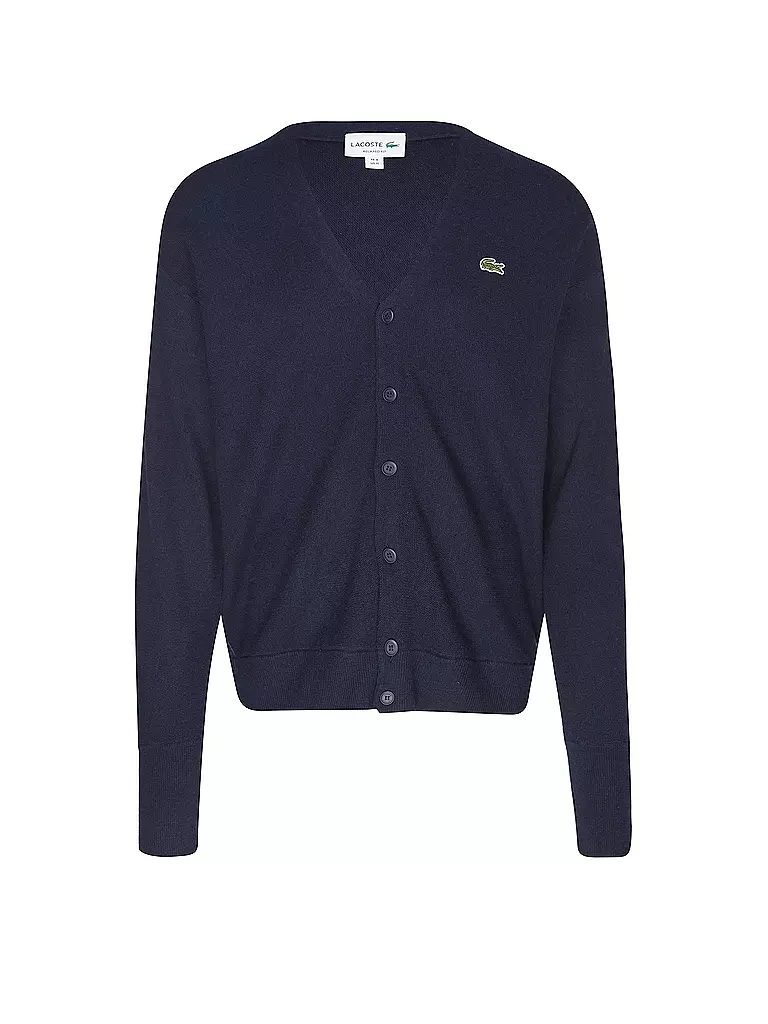 LACOSTE Strickjacke dunkelblau
