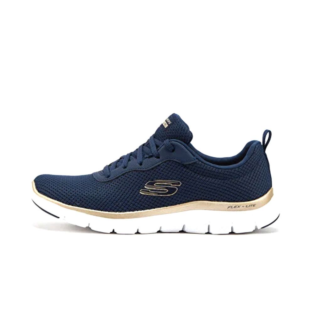 Skechers FLEX APPEAL 4.0-BRILLIANT VIE - Chaussures training Femme navy/gold