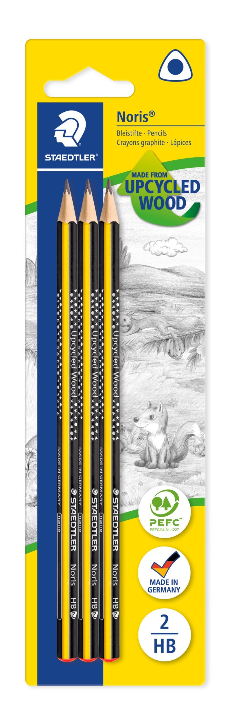 Lápis Noris HB 3 unidades Staedtler