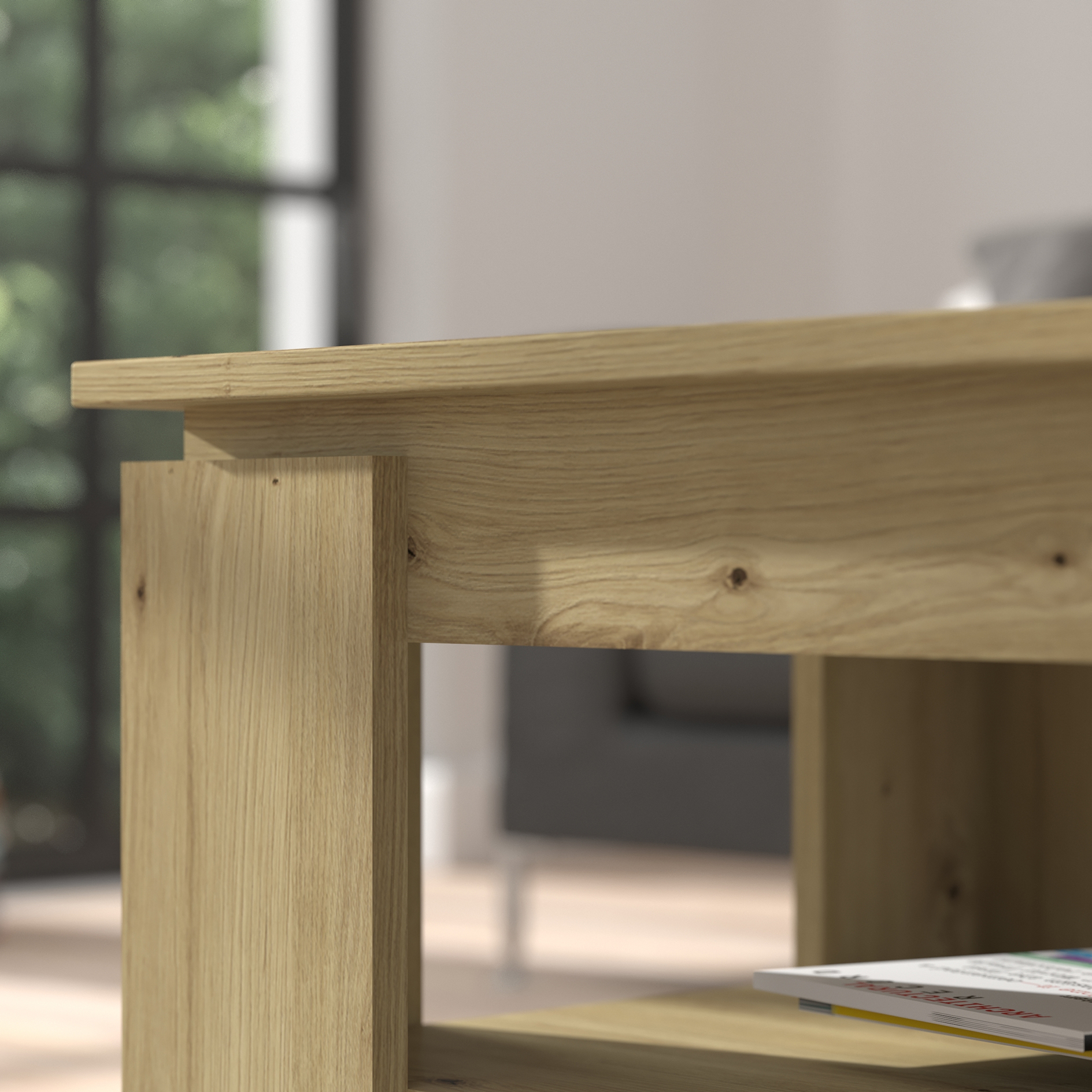 Couchtisch TITAN - Artisan Eiche - 100 cm breit