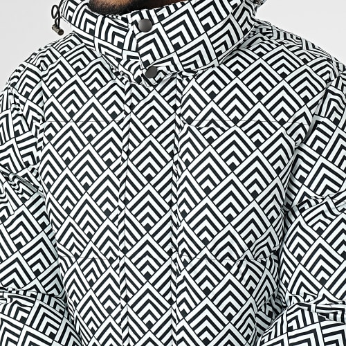 Doudoune Capuche Longue Blanc