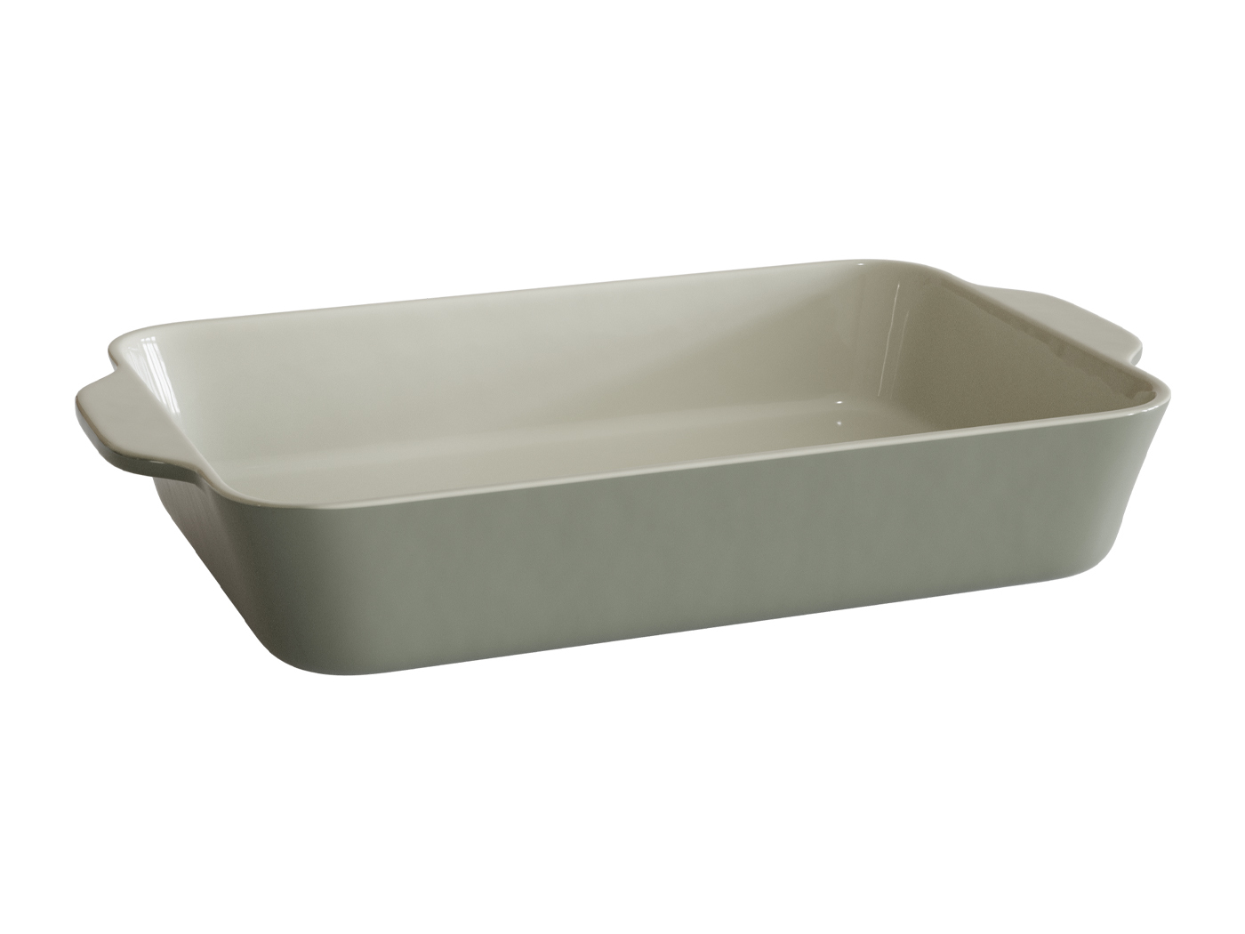 ASSADEIRA OLIVE JOMAFE RETANGULAR COM ASAS 34 CM