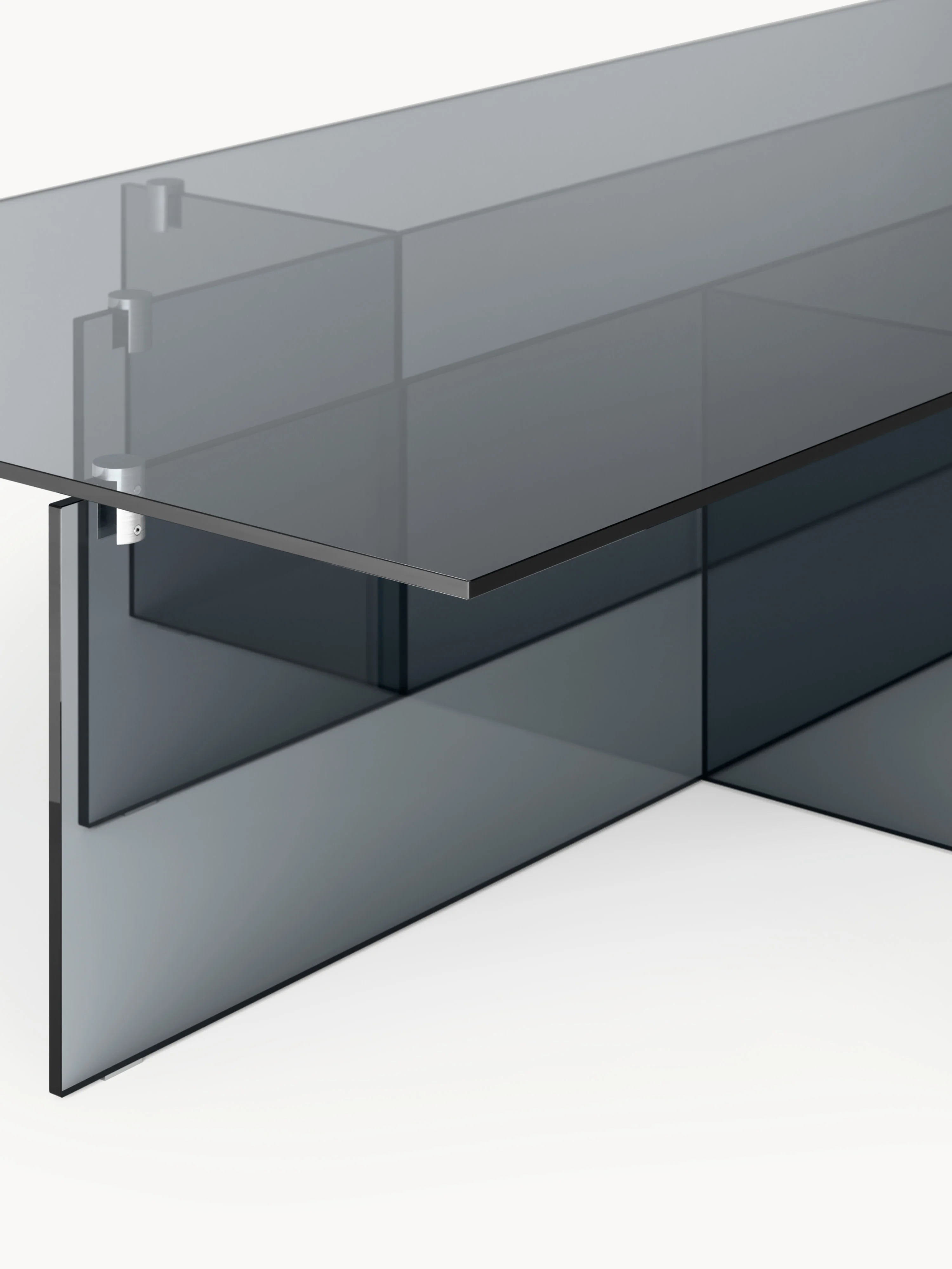 Grote glazen salontafel Anouk, B 160 cm