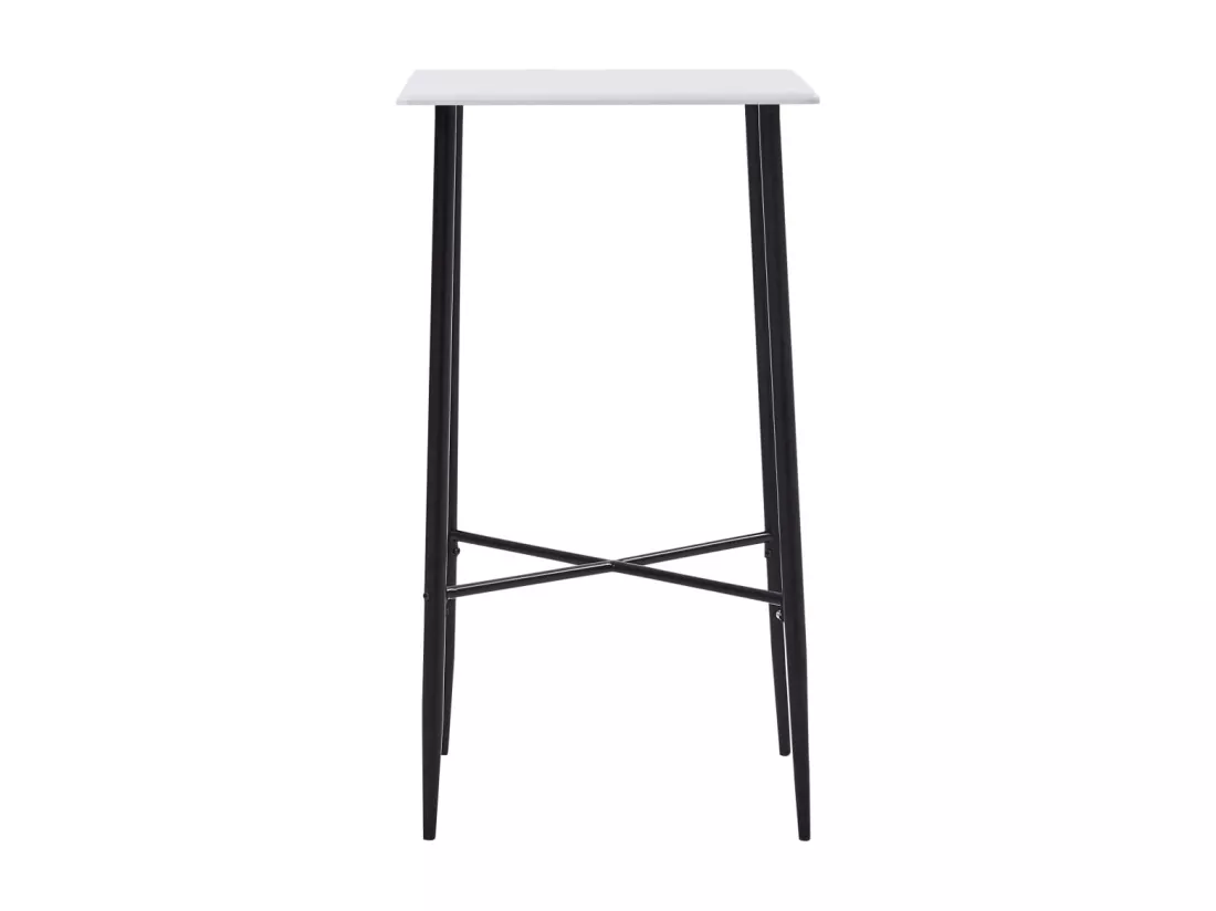Table de bar Blanc 60 x 60 x 111 cm MDF