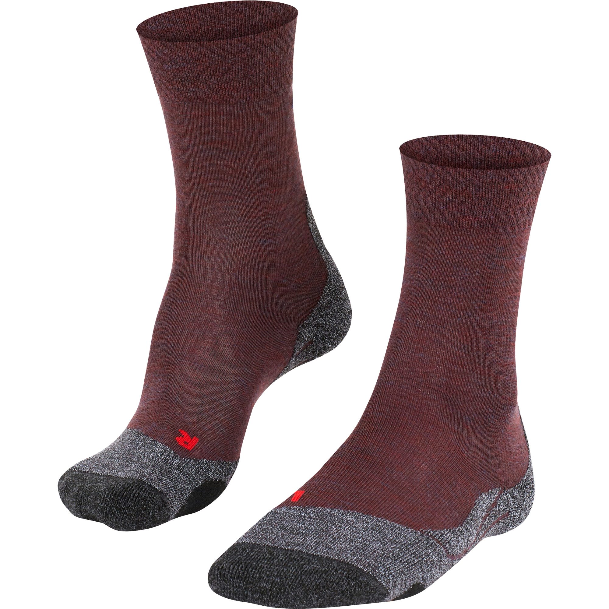 Falke TK2 Melange Wandersocken Damen winetasting