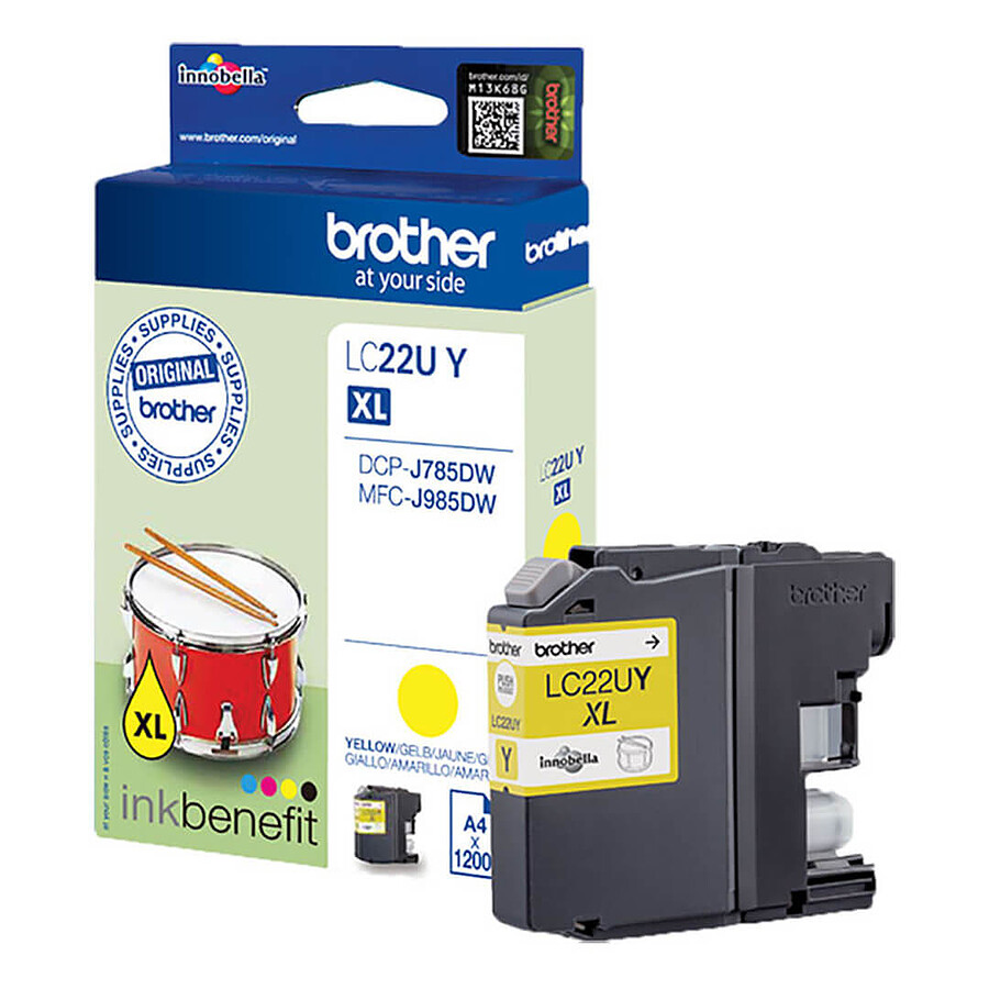 Brother LC22U - Jaune