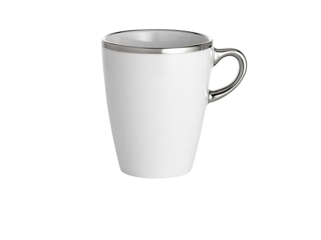 Pillivuyt Bistro Krus Dia 8 cm 27 cl Hvid/Platin