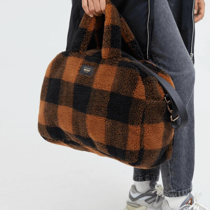 Sac de voyage recyclé Weekend Bag 43 cm Brownie