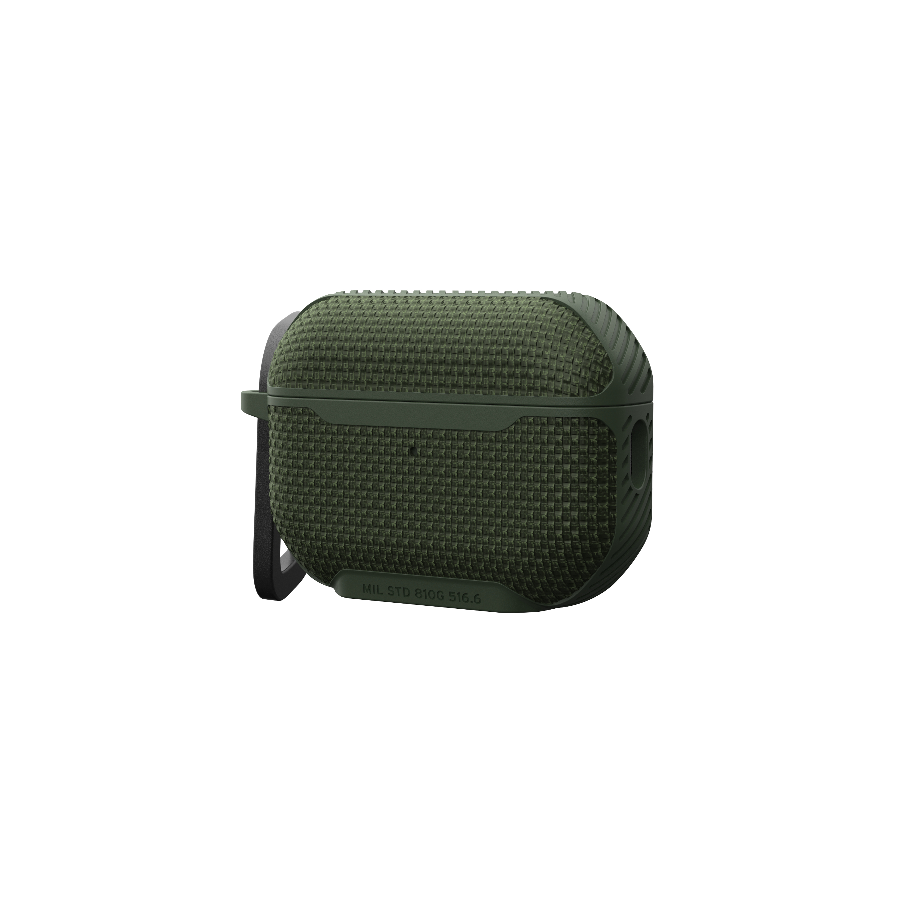 AirPods Pro 2 / AirPods Pro Nylon Schutzhülle mit Karabinerhaken Metropolis (104125117272) - Olive Drab