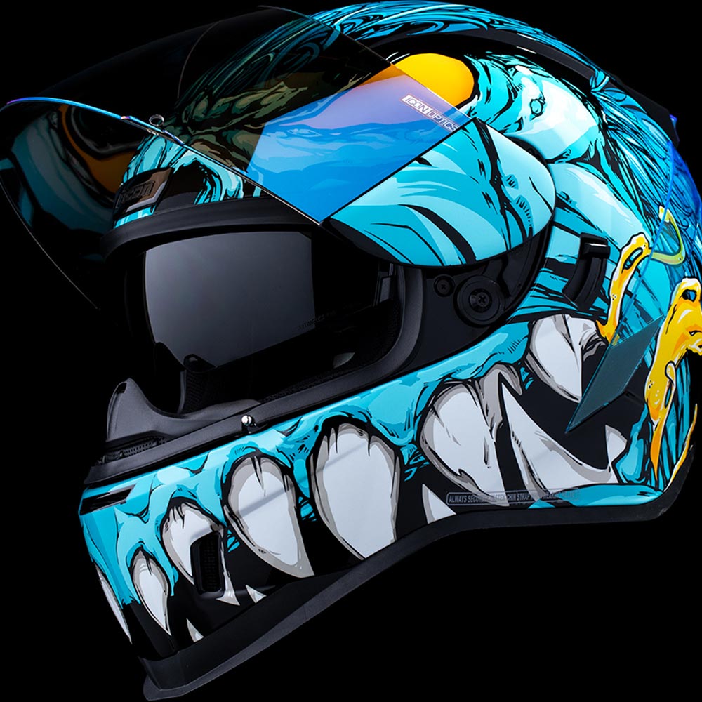 Icon - Casque Airform MIPS® Manik'RR™ Turquoise / Jaune