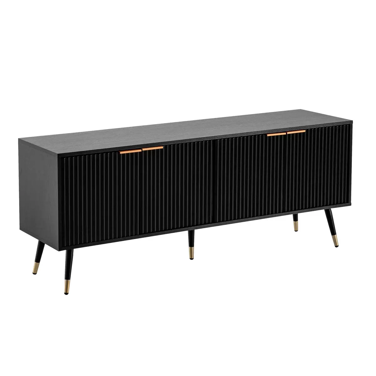 Lowboard Alfaro gold,schwarz