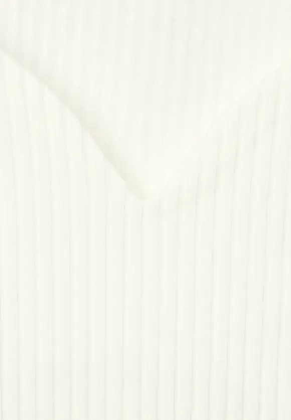 Shirt mit Herz Ausschnitt - off white
