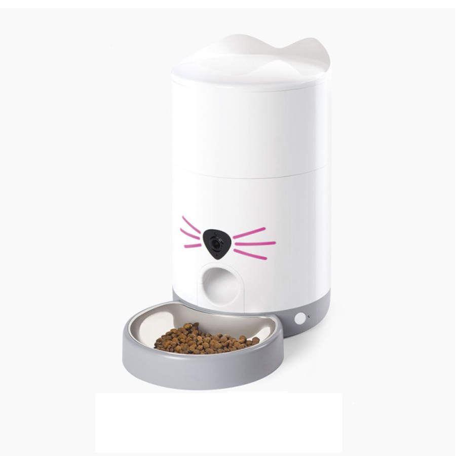 Alimentador inteligente para gatos Catit PIXI com câmera Vision.