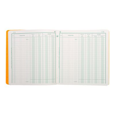 Exacompta - Carnet de Position de compte - 21 x 19 cm - 80 pages