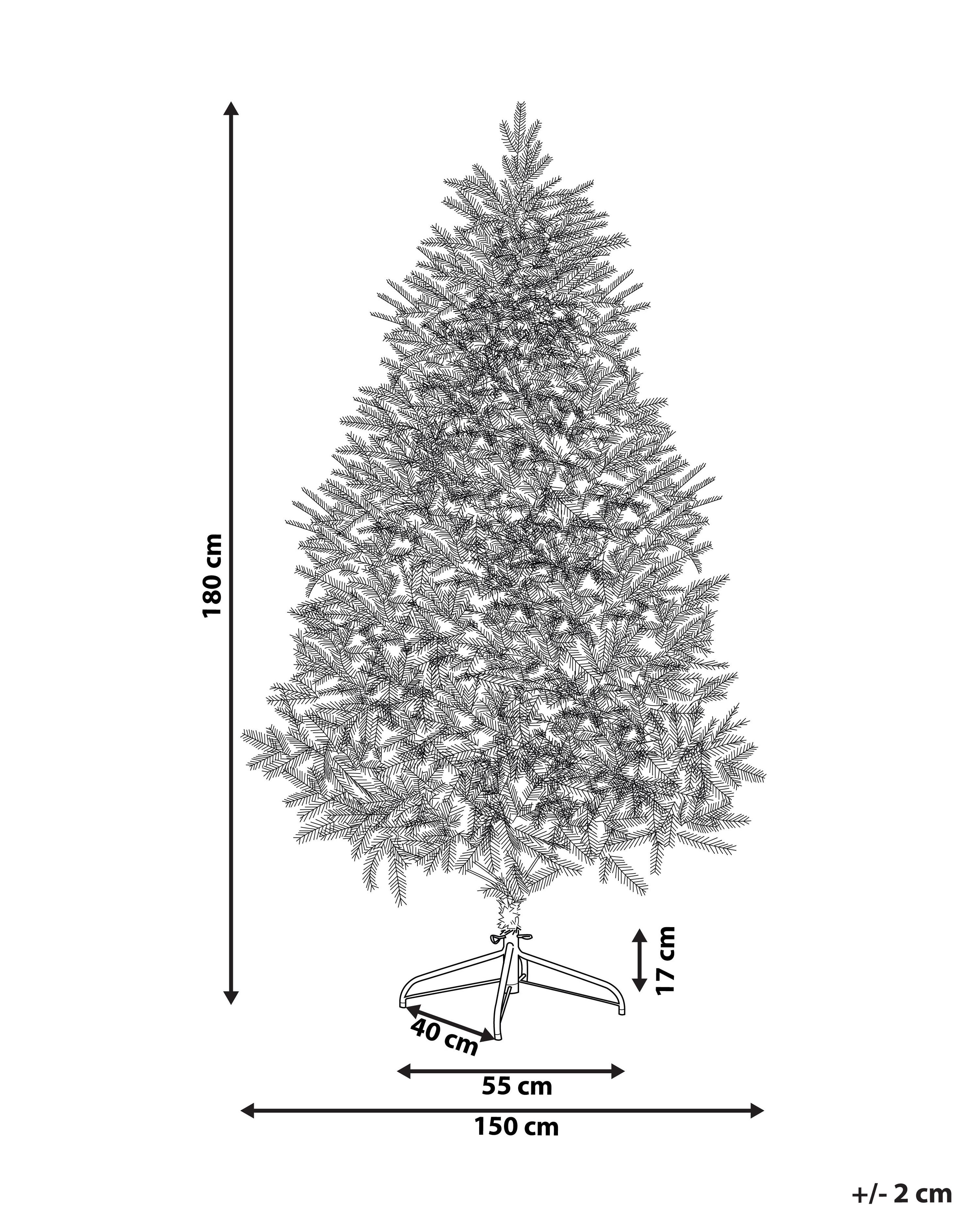 Kunstkerstboom FARNHAM 180 cm Roze
