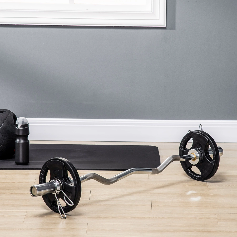 SPORTNOW Hantelscheibe mit 5 cm Bohrung schwarz