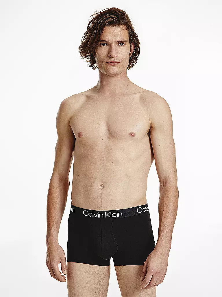 CALVIN KLEIN Pants 3er Pkg schwarz grau weiss schwarz