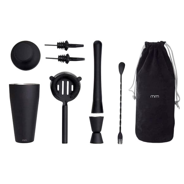 Cocktail Shaker Sett - Matt Svart