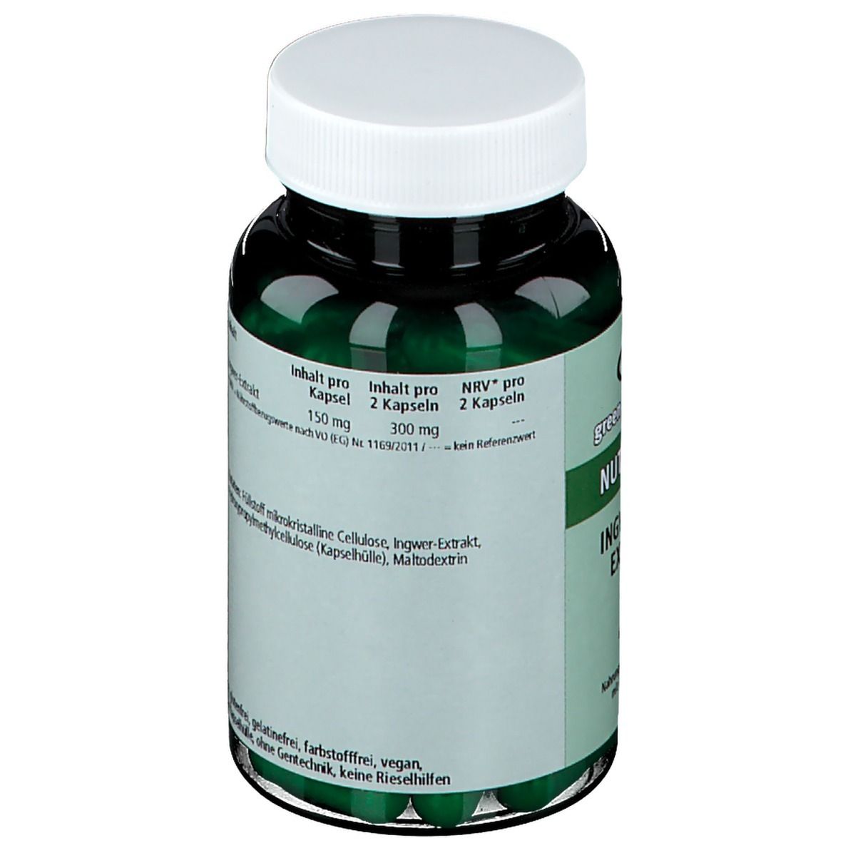 green line NUTRITHEKE Ingwer 300 Extrakt