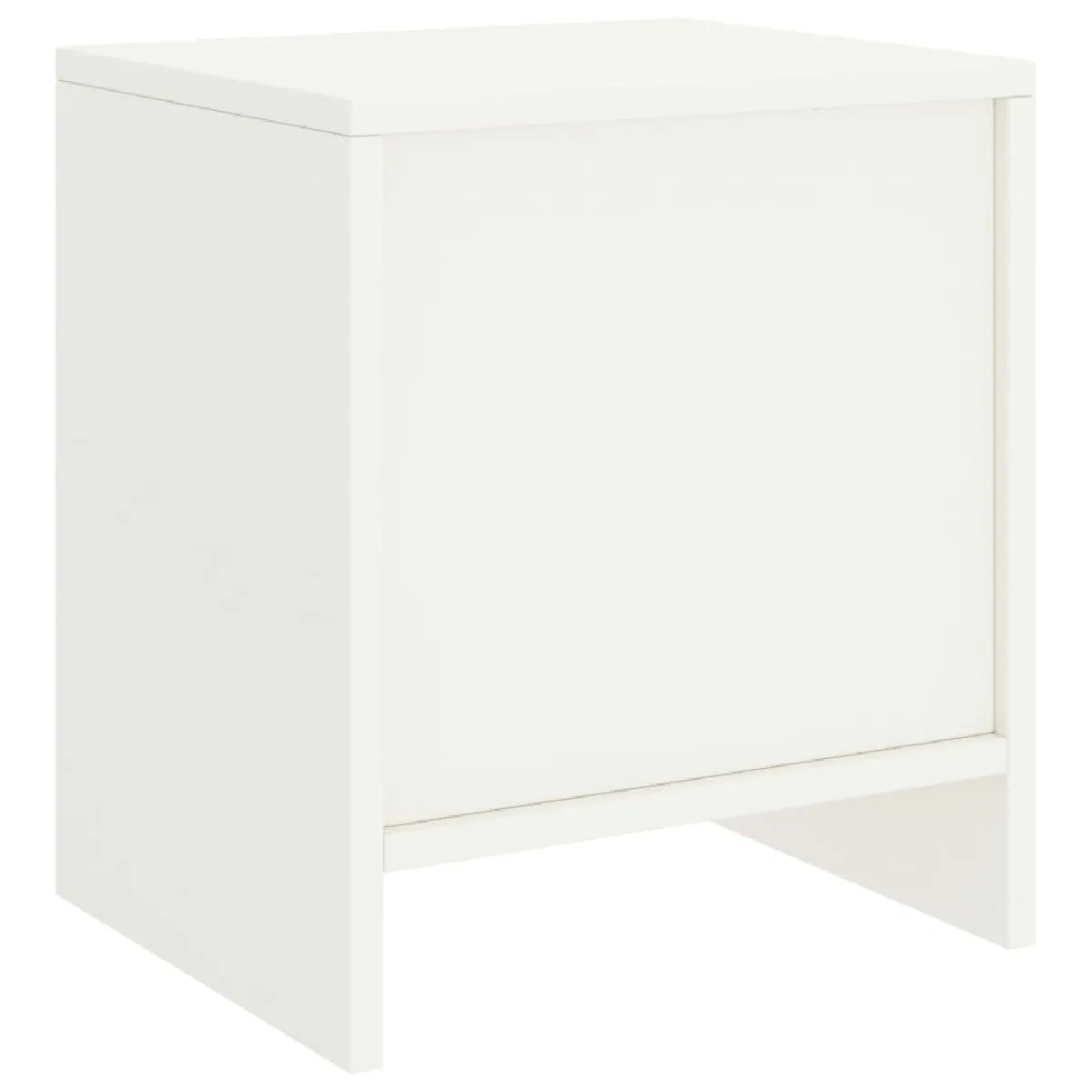 vidaXL Tables de Chevet - Blanc