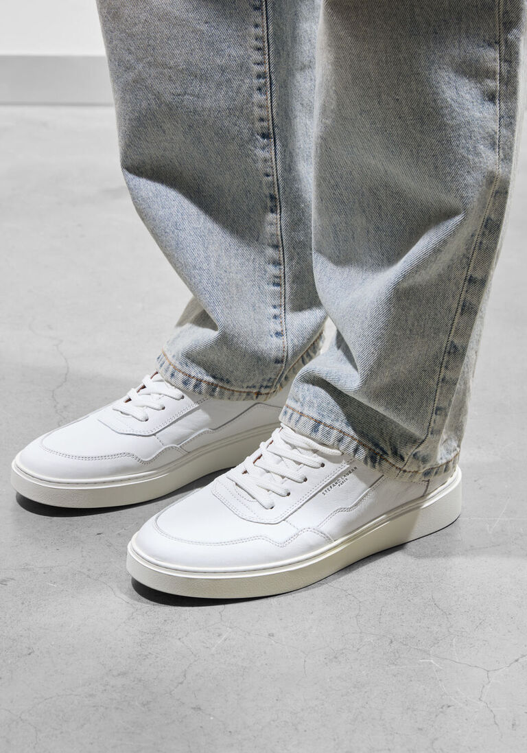 witte stefano lauran lage sneakers lj2501