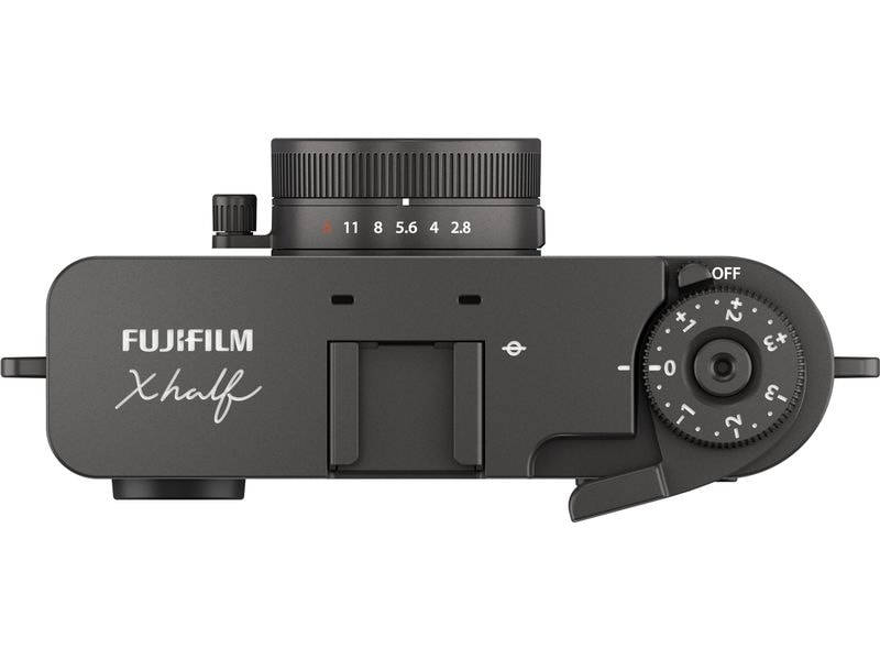 Fujifilm Fotokamera X-Half Charcoal Silver Digitale Halbformatkamera