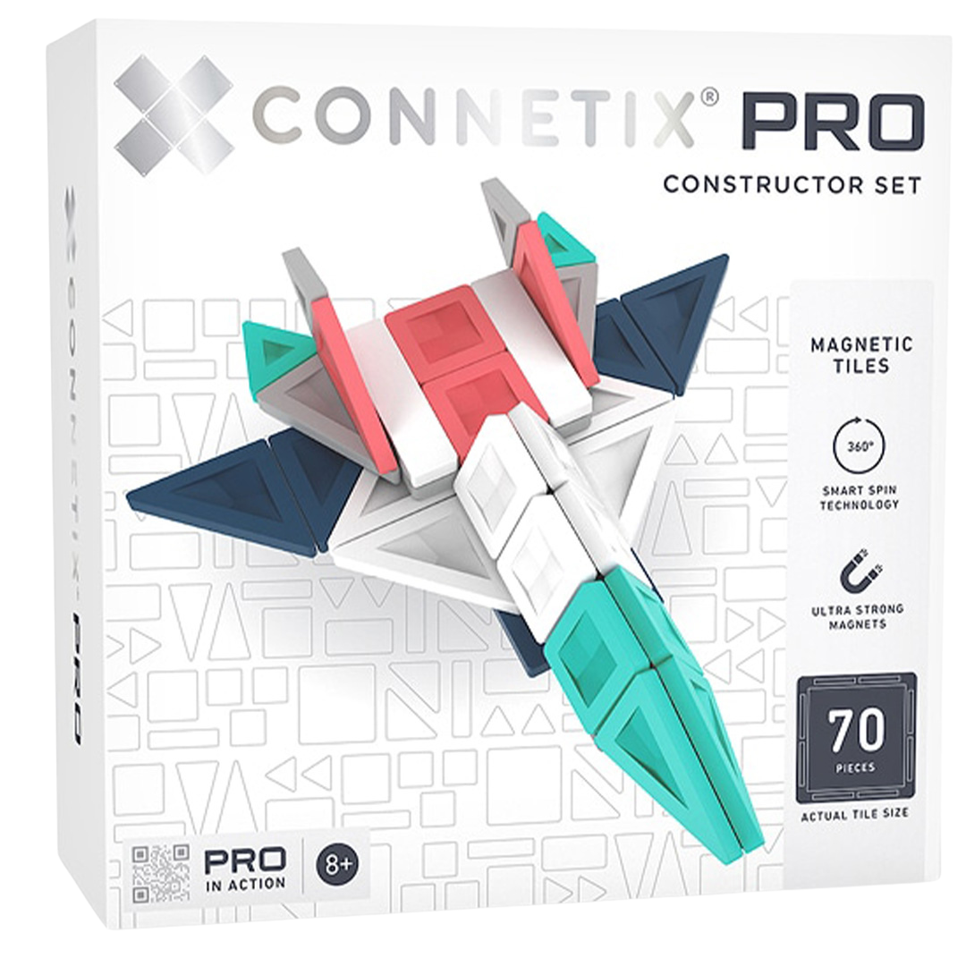 connetix magnetische tegels pro - constructor - 70st