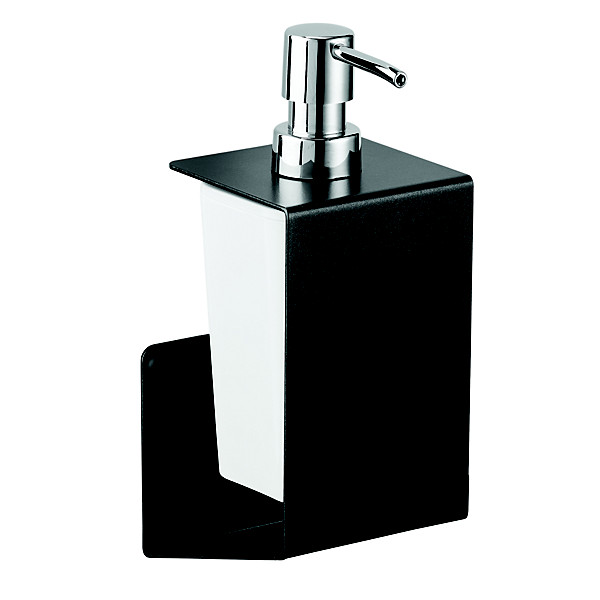 Distributeur savon  epure - metal - gris manganèse