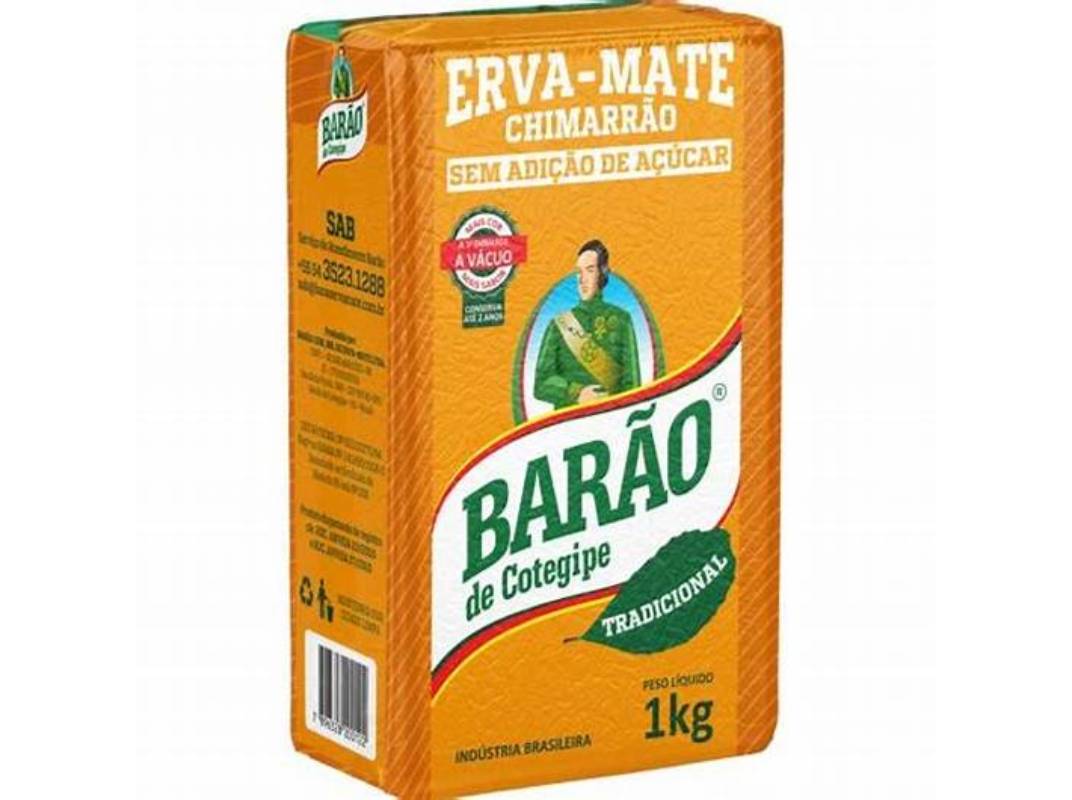 ERVA MATE BARÃO CHIMARRÃO TRADICIONAL 1KG