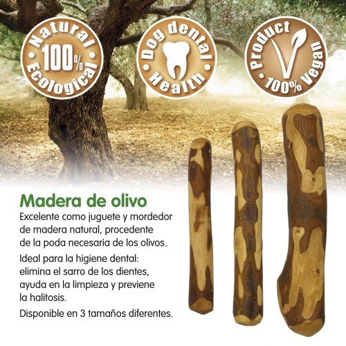 Brinquedo de madeira de oliveira Arquivet para cães