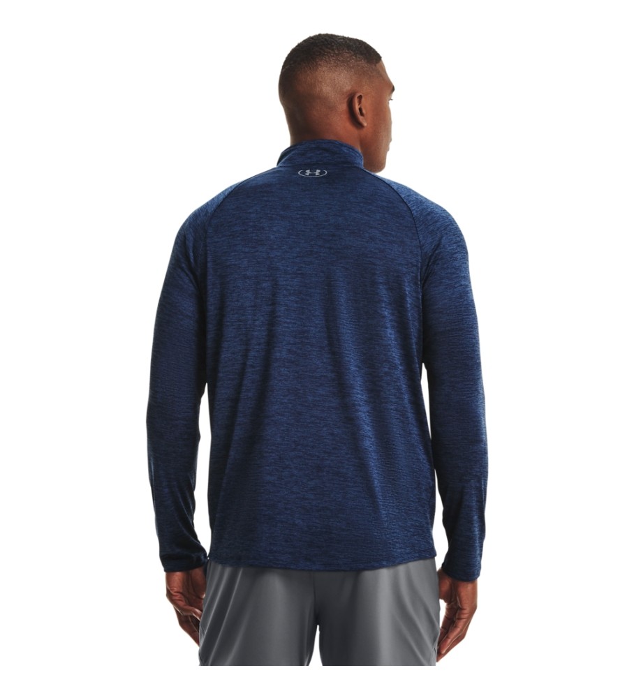 Under Armour Camiseta de manga larga UA Tech Zip marinho