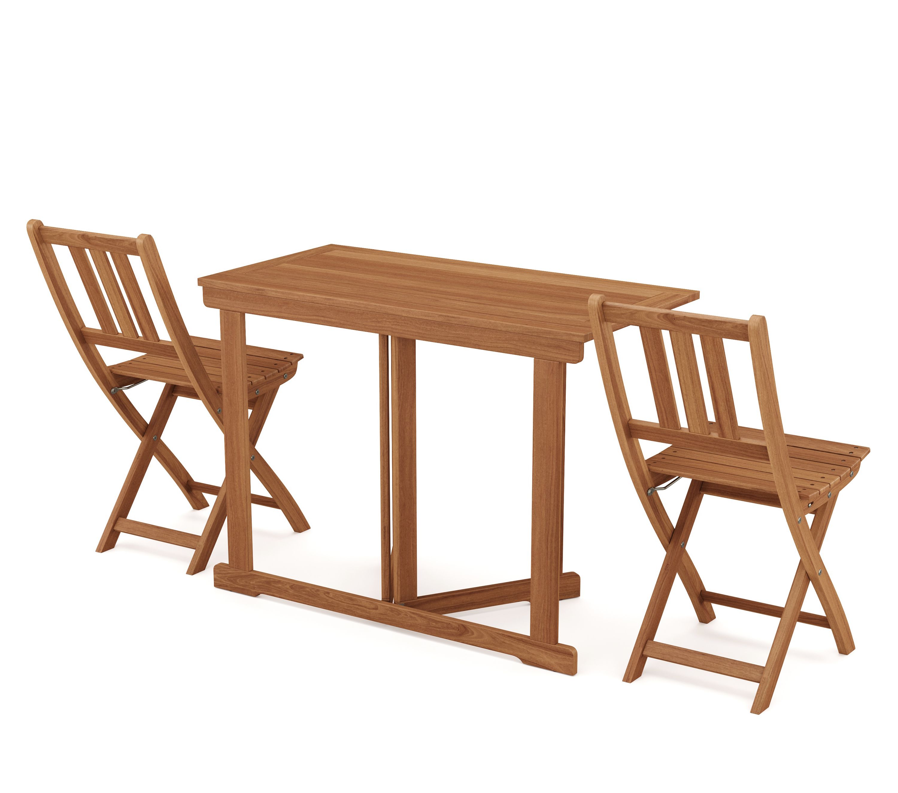 Balkonmöbel Set Holz CANNOBIO 3-teilig