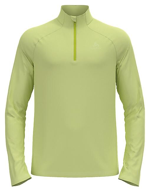 ODLO - T-SHIRT ML ESSENTIAL CERAMIWARM 1/2 ZIP ECO M