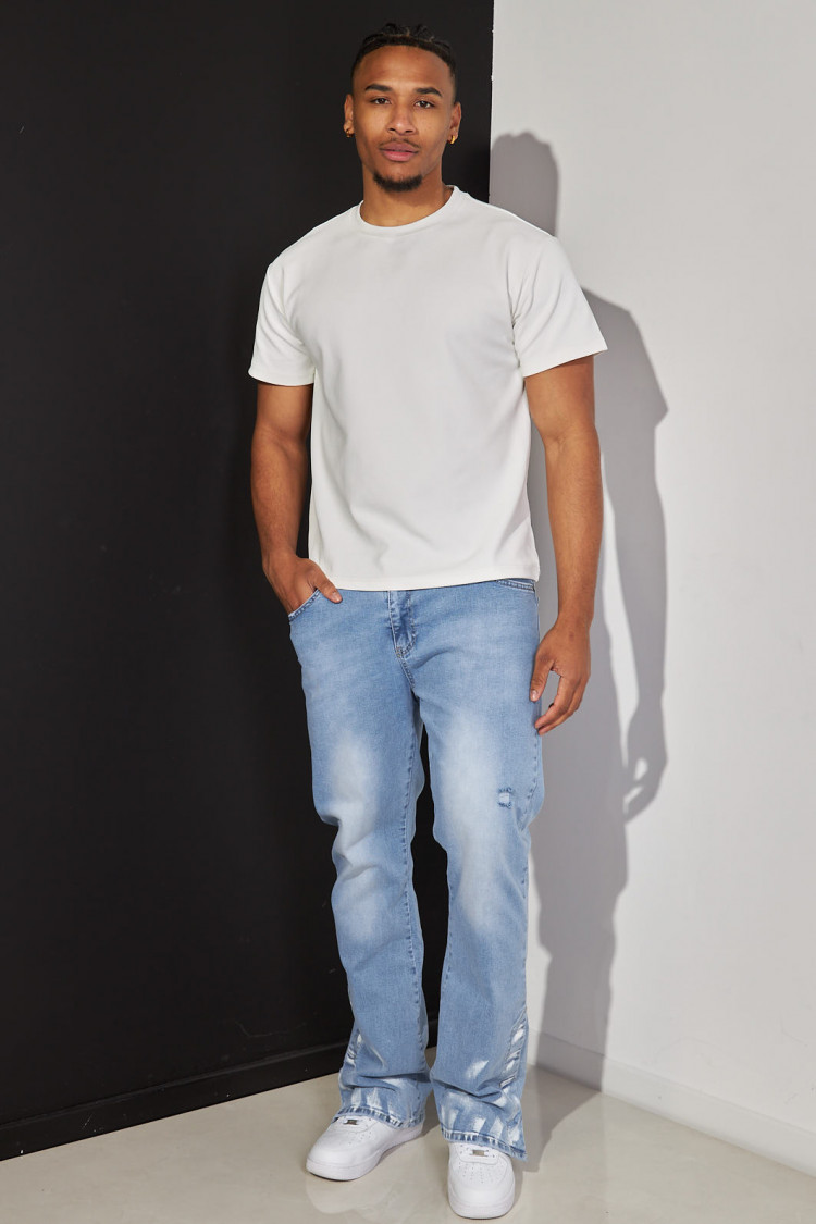 T-shirt basic blanc