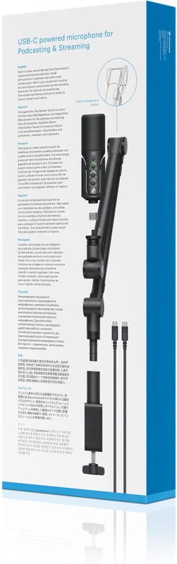 Sennheiser - Profile Streaming Set - Studio Microfoon - USB-C - Zwart