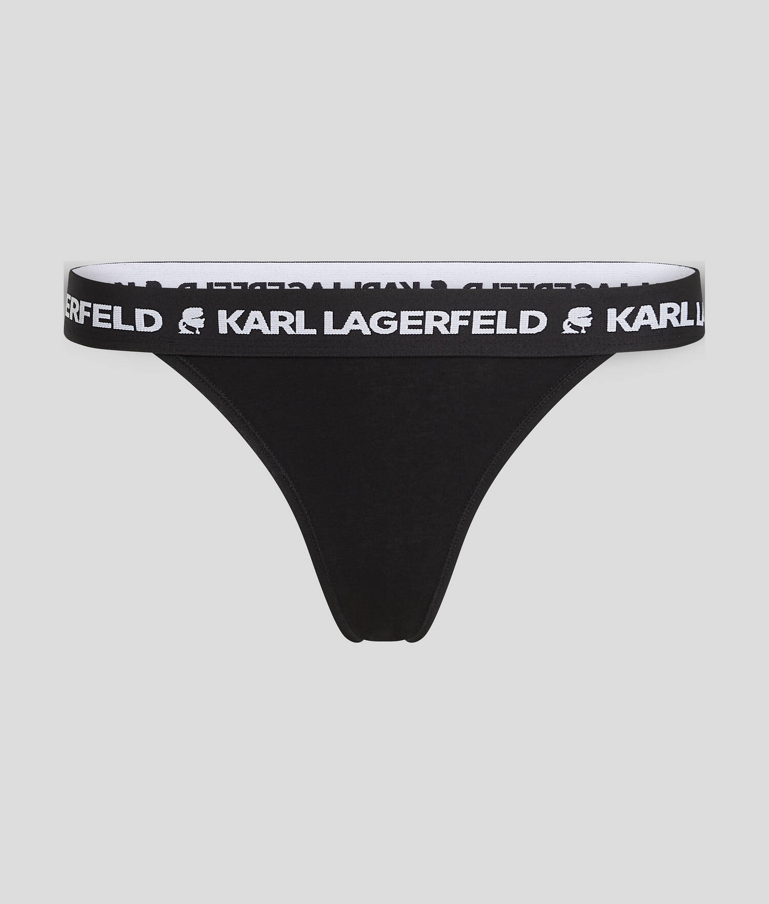 CULOTTES BRÉSILIENNES À LOGO KARL – LOT DE 3 - Noir