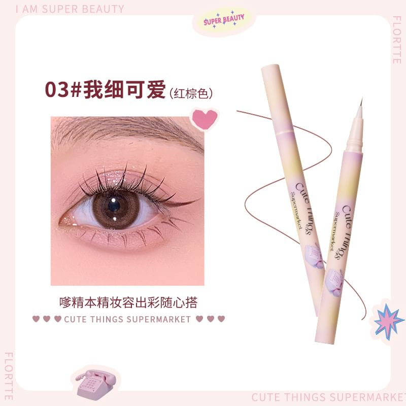 FLORTTE - VLOEIBARE EYELINER - 4 kleuren